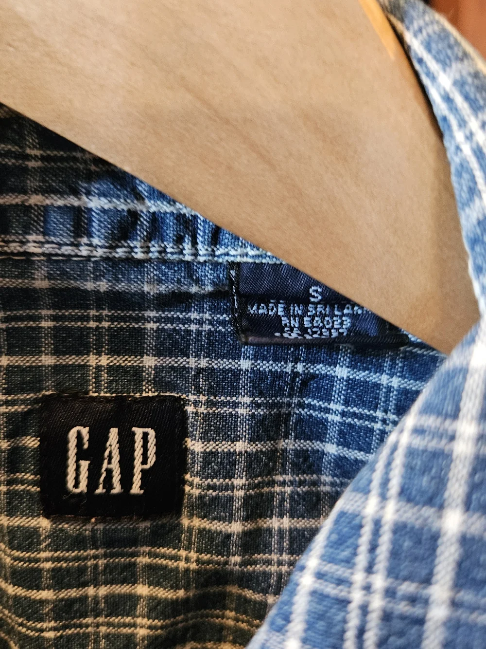 GAP Boys Check Cotton Button-Up Shirt